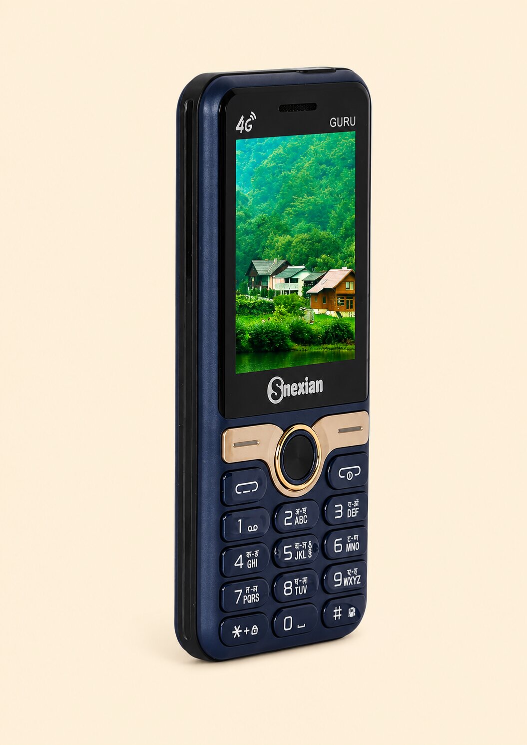 Snexian All-New GURU GT 4G Working Dual Sim | Keypad Mobile | 2.4" Display | YouTube Working | Voice Changer | BT Dialer | Call Recording | Long Lasting Battery | FM | Camera | Feature Phone | Black