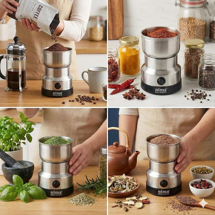 Portable Electric Grinder for Masala , Coffee Beans & Dry Ingredients