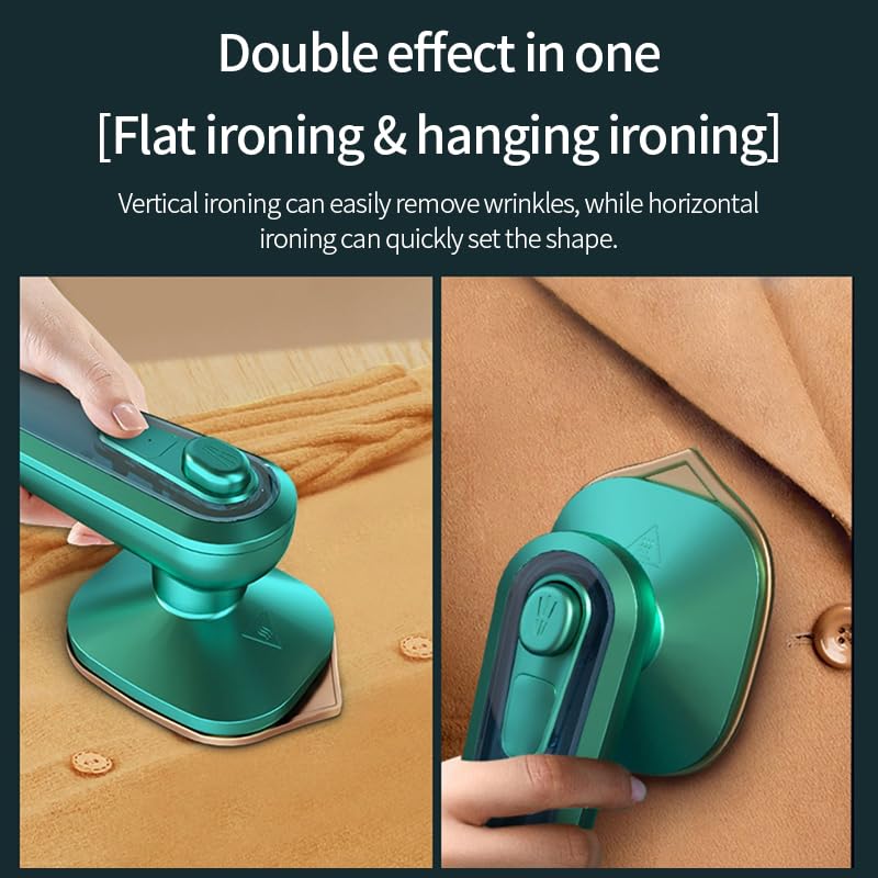 Stainless Steel Mini Iron, Garment Steamer, Professional Handheld Portable Micro Steam Iron For Fabric Clothes,Good For Home And Travel, Wrinkles Removing Steamer