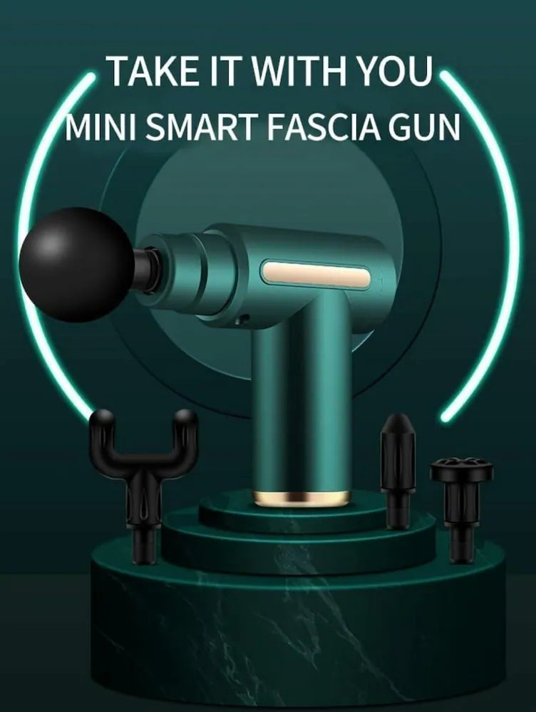 Mini Gun Massager Machine for Pain Relief - Body, Neck, Shoulders, Back, Arms & Feet Massager- 6 Speed Settings -7 Type-C Charging for Muscle Pain Relief Recovery