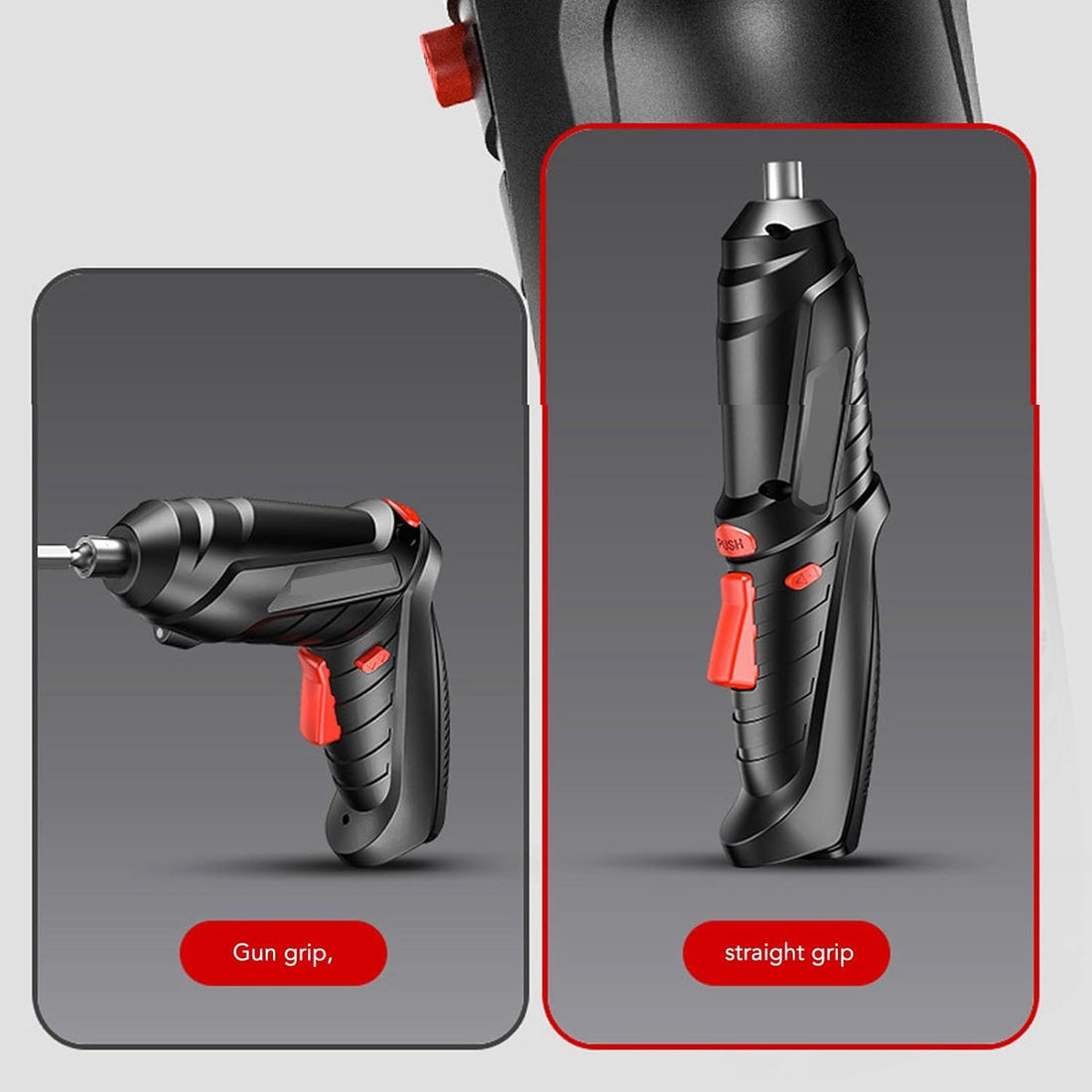 47 Pcs Electric Screwdriver Set | Cordless Rechargeable 4.2V 3.2Nm Screwdriver with LED Light USB Charging Rotation Function & Portable Case for Home DIY Repair