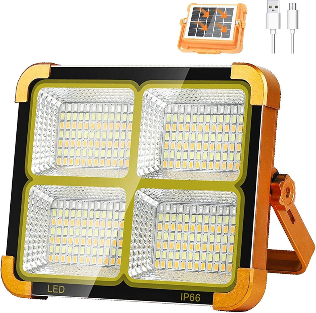 High-Brightness Solar LED Flood Light with Power Bank