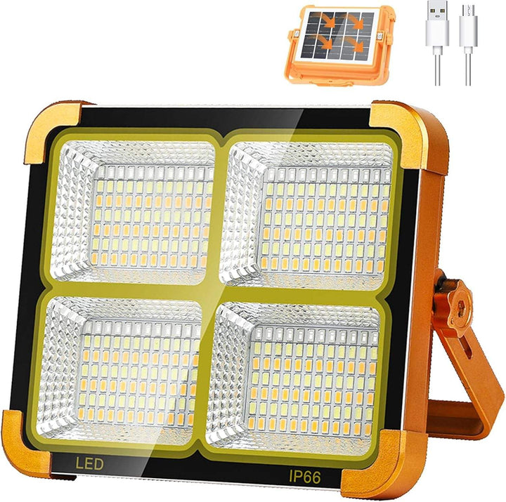 High-Brightness Solar LED Flood Light with Power Bank