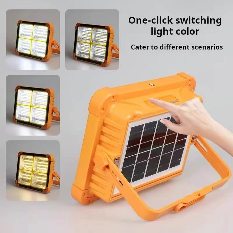 High-Brightness Solar LED Flood Light with Power Bank