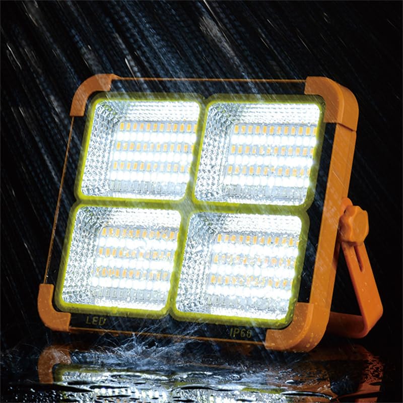 High-Brightness Solar LED Flood Light with Power Bank