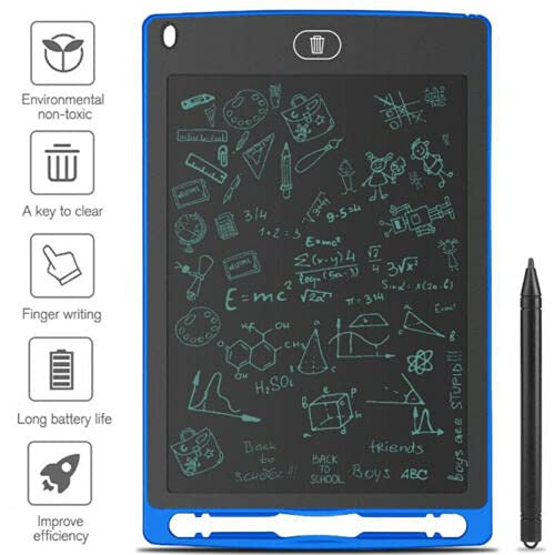 LCD Writing Tablet 8.5 Inch E-Note Pad LCD Writing Tablet, Kids Drawing Pad 8.5 Inch Doodle Board, Toddler Boy and Girl Learning Gift for 3 4 5 6 Years Old.